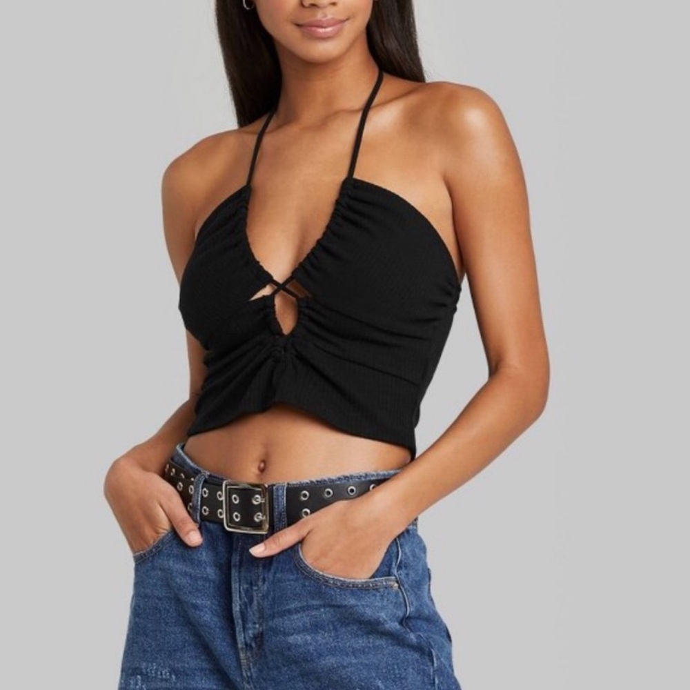 NWT Wild Fable Black Halter